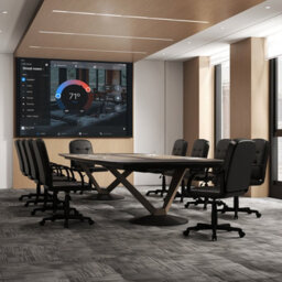 Gainoom Leather Office Chair Height Adjustable Pu Upholstered Swivel Chair W/ Ergonomic Back & Curved Armrests - thumbnail 5