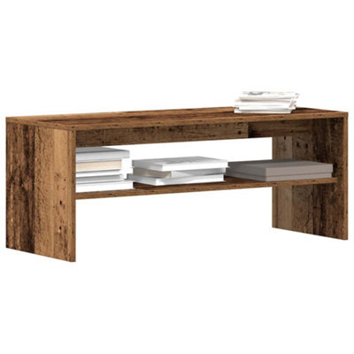 Berkfield Tv Cabinet Old Wood 100X40X40 Cm Engineered Wood - image 1