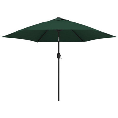 Berkfield Led Cantilever Umbrella 3 M Green - image 1