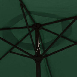 Berkfield Led Cantilever Umbrella 3 M Green - thumbnail 6