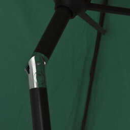 Berkfield Led Cantilever Umbrella 3 M Green - thumbnail 7