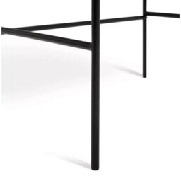 White Modern Marble Style Home Office Desk Table - thumbnail 3