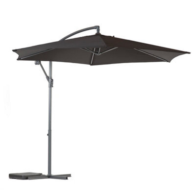 Suntime Outdoor Garden 3M Hanging Crank Parasol - image 1