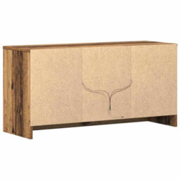 Berkfield Tv Cabinet With Led Lights - Old Wood, 100X34X50 Cm In Engineered Wood. - thumbnail 8