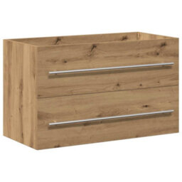 Walplus Bathroom Sink Cabinet Artisan Oak 80X38.5X48 Cm Engineered Wood - thumbnail 2