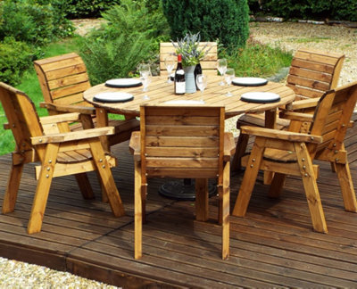Charles Taylor Trading Charles Taylor Six Seater Circular Table Set - image 1