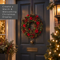 Neo 50Cm Christmas Traditional Festive Door Wreath Red Berries Pine Cones - thumbnail 3