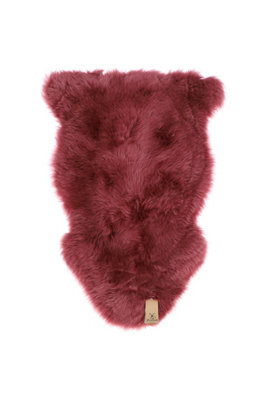 Fenland Sheepskin Fenland Indoor Single Australian Real Sheepskin Rug - Wine (90 Cm X 60 Cm) - image 1