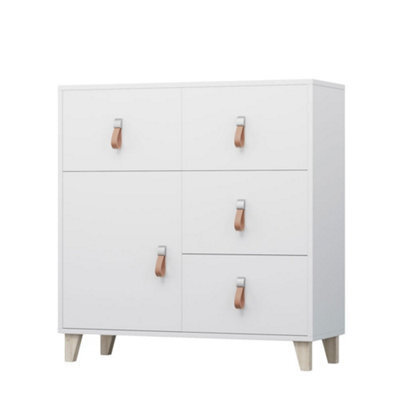Arte Elevate Your Space With The Versatile Figo 3 Chest Of Drawers (900mm X 970mm X 450mm) In Crisp White Matt - image 1