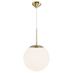 Nordlux Grant Glass Pendant Light Hand Blown Glass Brass,mains - thumbnail 2