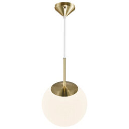 Nordlux Grant Glass Pendant Light Hand Blown Glass Brass,mains - thumbnail 3