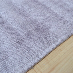 Pink Viscose Easy To Clean Plain Handmade , Luxurious , Modern Rug For Living Room, Bedroom - 200Cm X 290Cm - thumbnail 3