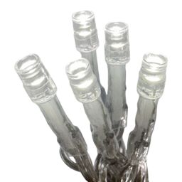 350 Ice White Led String Lights With Timer Function Clear Cable - thumbnail 5