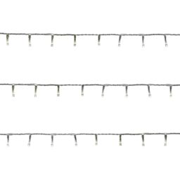 350 Ice White Led String Lights With Timer Function Clear Cable - thumbnail 2