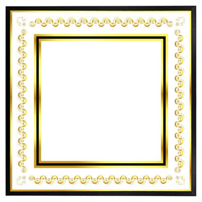 "Andrew Lee Ancient Egyptian Gold Border (Picutre Frame) / 20X20"" / Oak" - image 1