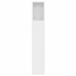 Vidaxl Headboard Cabinet White 120X18.5X102.5 Cm Headboard Cabinets - thumbnail 5