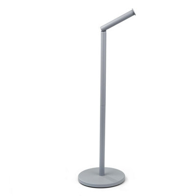 Crystals 2 In 1 Toilet Paper Holder Grey Bathroom Free Standing Tissue Roll Storage Rack - image 1
