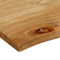 Berkfield Table Top Live Edge 40X40X2.5 Cm Solid Wood Mango - thumbnail 7