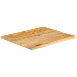Berkfield Table Top Live Edge 40X40X2.5 Cm Solid Wood Mango - thumbnail 2