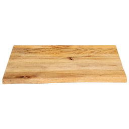 Berkfield Table Top Live Edge 40X40X2.5 Cm Solid Wood Mango - thumbnail 3