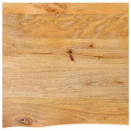 Berkfield Table Top Live Edge 40X40X2.5 Cm Solid Wood Mango - thumbnail 1