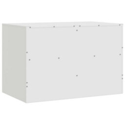 Berkfield Tv Cabinet White 67X39X44 Cm Steel - thumbnail 9