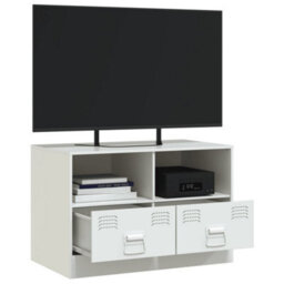 Berkfield Tv Cabinet White 67X39X44 Cm Steel - thumbnail 5