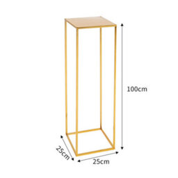 Living And Home Gold Metal Vase For Wedding Centerpieces Tables 100Cm(H) - thumbnail 5
