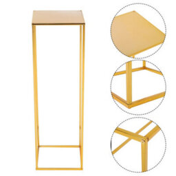 Living And Home Gold Metal Vase For Wedding Centerpieces Tables 100Cm(H) - thumbnail 4
