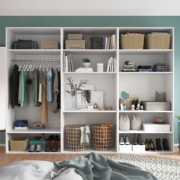GoodHome Atomia White Chipboard Bedroom Storage Unit (H)2250mm (W)3000mm (D)580mm - thumbnail 5