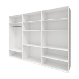 GoodHome Atomia White Chipboard Bedroom Storage Unit (H)2250mm (W)3000mm (D)580mm - thumbnail 3