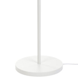 Beliani Floor Lamp 154Cm - Off-White Drum Shade, Iron Base, Beige Accent - thumbnail 7