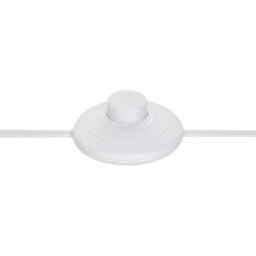 Beliani Floor Lamp 154Cm - Off-White Drum Shade, Iron Base, Beige Accent - thumbnail 6