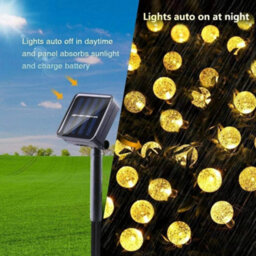 Led Ball Solar String Lights Outdoor Garden Party Fairy Lights - thumbnail 5