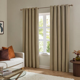furn. Furn The Ultimate Velvet Blackout Eyelet Curtain Pair, Mocha, (W) 229 X (D) 137Cm - thumbnail 3