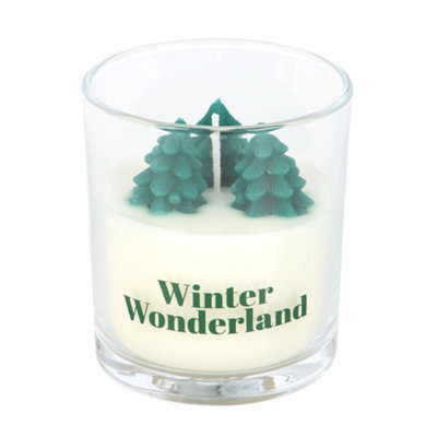 Something Different Winter Wonderland Christmas Tree Candles White/green (One Size) - image 1