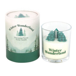 Something Different Winter Wonderland Christmas Tree Candles White/green (One Size) - thumbnail 3