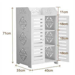 4 Tier Wooden Shoe Rack Storage Shelf Unit Cabinet Organiser Footwear Stand - thumbnail 2