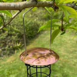 Selections Large Copper Style Hanging Bird Suet Fat Ball Feeder - thumbnail 3