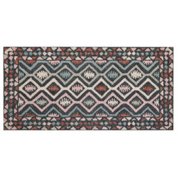 Beliani Rug Haymana Multicolour 80 X 150 Cm Wool - thumbnail 4