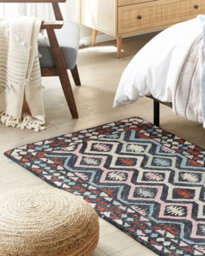 Beliani Rug Haymana Multicolour 80 X 150 Cm Wool - thumbnail 2