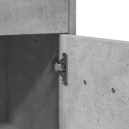 Berkfield Classic Bathroom Cabinet Concrete Grey 60X33X80 Cm Engineered Wood - thumbnail 9