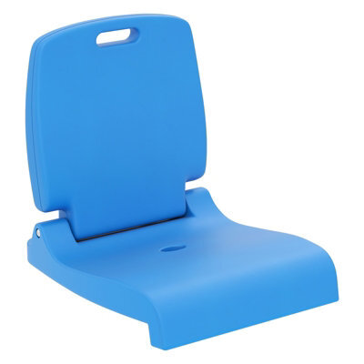 Costway Foldable Outdoor Pool Chair Poolside Chairs For Edge Of Pool-Blue - image 1