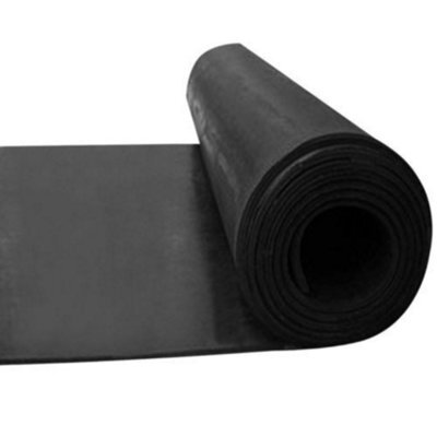 Rubber Flooring Matting - 1M X 2M X 4mm - Smooth - Workshop Garage Shed Van Non-Slip