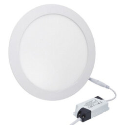 Long Life Lamps Company 20W Led Panel Light Round Recessed 6500K 20Wr65K - thumbnail 1