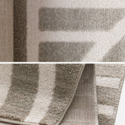 Sweeek - Indoor Rug With Graphic Pattern Taupe 170X120Cm - Enzo - thumbnail 4
