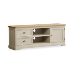 Furniture 48 Ashton Oak And Cream Painted Super Wide Tv Cabinet - thumbnail 2