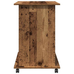 Berkfield Modern Computer Desk Old Wood 80X50X75 Cm Engineered Wood - thumbnail 5