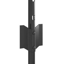 Berkfield Fence Posts Height Adjustable 5 Pcs Grey 40 Cm Steel - thumbnail 4