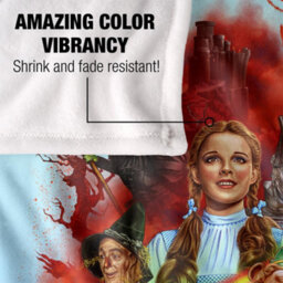 Wizard Of Oz Silky Poster Supersoft Blanket Multicoloured (152Cm X 127Cm) - thumbnail 4
